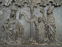 Plaque gravee, Monument funeraire du chanoine Robert Li Rois (1421, Arras, cathedrale Notre-Dame-en-Cite) (2)